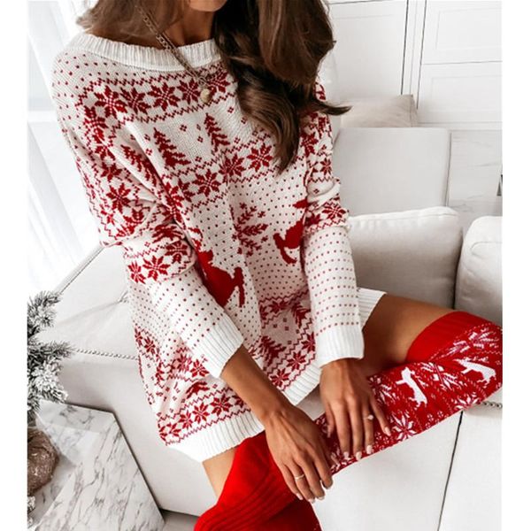 women's sweaters women's sweaters 2022 autumn and winter knitted sweater beauty ladies christmas jacquard loose long-sleeved dress, White;black
women's sweaters women's sweaters 2022 autumn and winter knitted sweater beauty ladies christmas jacquard loose long-sleeved dress, White;black