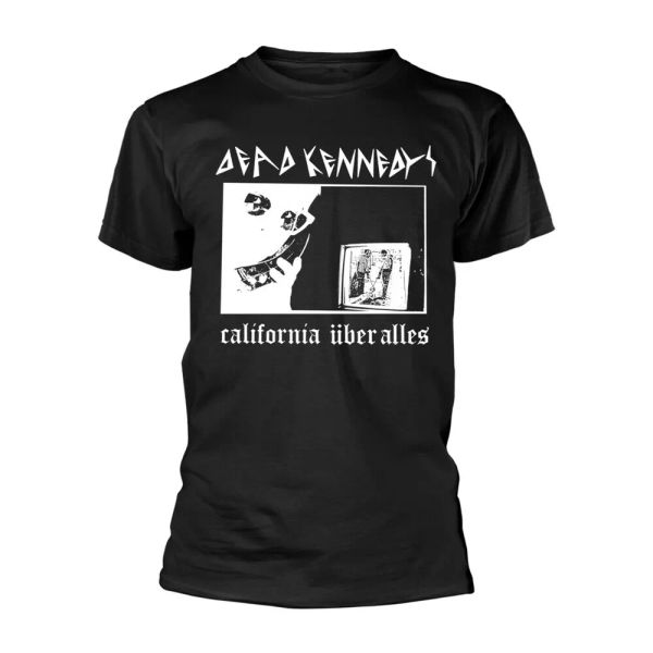 dead kennedys california uber alles licensed men t-shirt, White;black