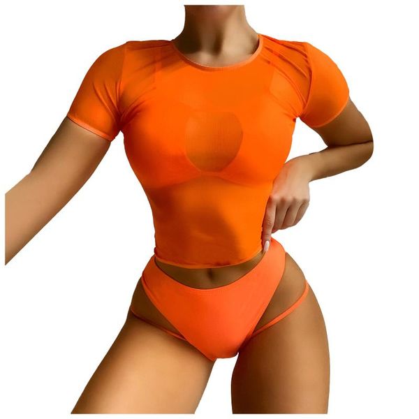 women's swimwear ladies fashion solid color split three-piece mesh beach bikini high waist bikinis swimsuits women push up, White;black
women's swimwear ladies fashion solid color split three-piece mesh beach bikini high waist bikinis swimsuits women push up, White;black
