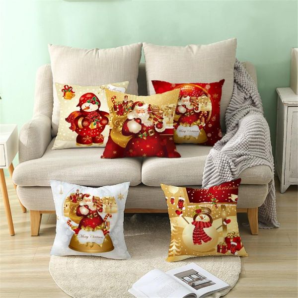cushion/decorative pillow fuwatacchi merry christmas cushion cover cartoon snowman santa claus throw covers for home sofa decor pillowcases
cushion/decorative pillow fuwatacchi merry christmas cushion cover cartoon snowman santa claus throw covers for home sofa decor pillowcases