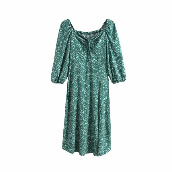summer women vintage dress floral print short sleeve bow tie es female elegant street fashion vestidos 210513, Black;gray
summer women vintage dress floral print short sleeve bow tie es female elegant street fashion vestidos 210513, Black;gray