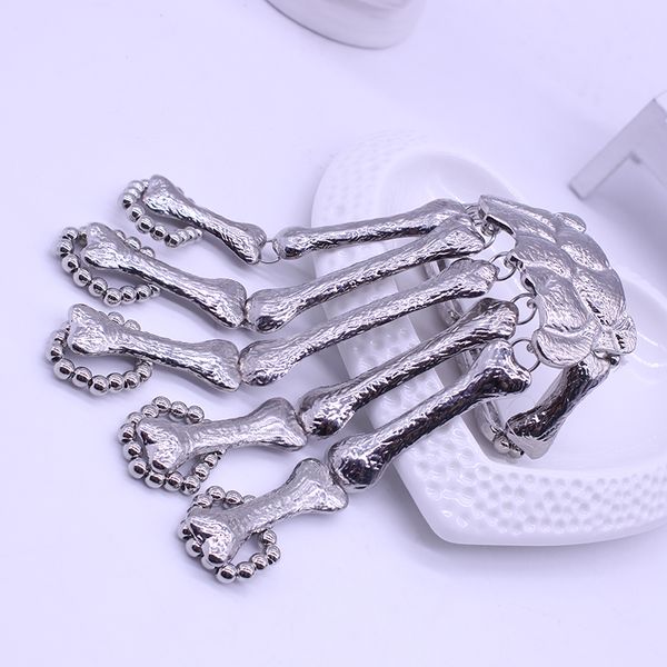 nightclub gothic punk skull finger bracelets f, Golden;silver
nightclub gothic punk skull finger bracelets f, Golden;silver