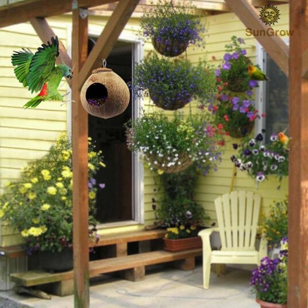 bird cages cage with hanging lanyard for small pet parakeets finches sparrows robins natural coconut shell nesting house
bird cages cage with hanging lanyard for small pet parakeets finches sparrows robins natural coconut shell nesting house