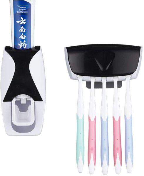 automatic toothpaste dispenser wall mount dust-proof toothbrush holder storage rack bathroom accessories set squeezer bath accessory
automatic toothpaste dispenser wall mount dust-proof toothbrush holder storage rack bathroom accessories set squeezer bath accessory