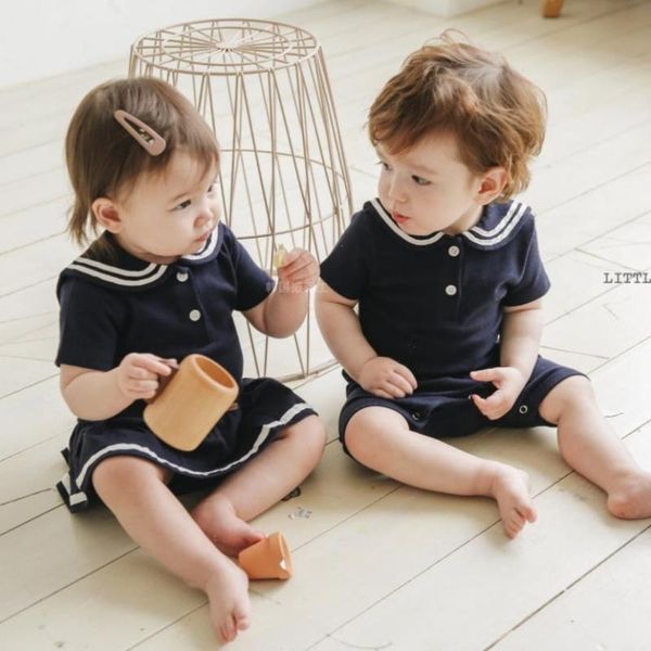 jumpsuits summer family matching clothes brother sister outfits spanish baby girl dress toddler boys romper overall children l942, Blue
jumpsuits summer family matching clothes brother sister outfits spanish baby girl dress toddler boys romper overall children l942, Blue