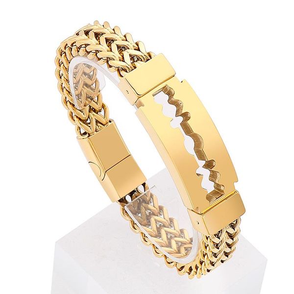 link, chain 78g 8.26 inch mens stainless steel blade id bracelet high polished hip hop biker figaro curb chains bracelets for father husband, Black
link, chain 78g 8.26 inch mens stainless steel blade id bracelet high polished hip hop biker figaro curb chains bracelets for father husband, Black