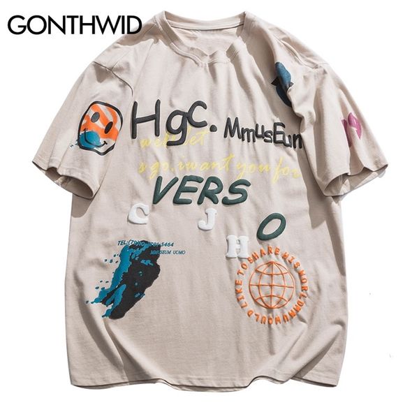 gonthwid harajuku 3d letters print streetwear tshirts men hip hop hipster casual short sleeve tees shirts fashion 210322, White;black
gonthwid harajuku 3d letters print streetwear tshirts men hip hop hipster casual short sleeve tees shirts fashion 210322, White;black