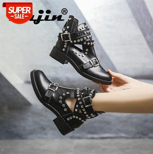 fujin motorcycle women boots leather rivet pump square flat boots heels ankle booties shoes punk #605q
fujin motorcycle women boots leather rivet pump square flat boots heels ankle booties shoes punk #605q