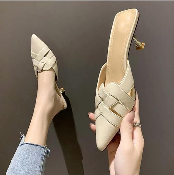 sandals fashion summer women real leather pointed toe thin heels slingbacks shoes party footwear size 34-39, Black
sandals fashion summer women real leather pointed toe thin heels slingbacks shoes party footwear size 34-39, Black
