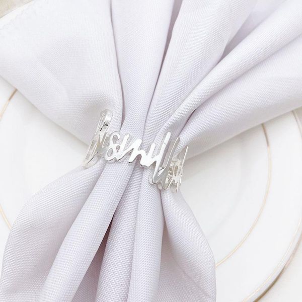 12pcs/spot letter bismillah metal gold and silver napkin ring for wedding banquet prayer family gathering rings
12pcs/spot letter bismillah metal gold and silver napkin ring for wedding banquet prayer family gathering rings