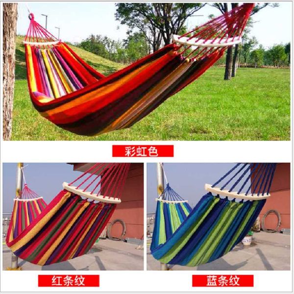 anti-rollover single double outdoor hammock wholesale swing with wooden stick canvas bent camp furniture
anti-rollover single double outdoor hammock wholesale swing with wooden stick canvas bent camp furniture
