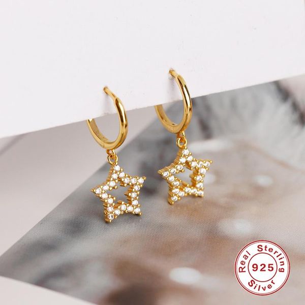 aide women lovers' cute bling star plating 925 sterling silver jewelry hoop earrings for girls anniversary engagement party gift & hugg, Golden;silver
aide women lovers' cute bling star plating 925 sterling silver jewelry hoop earrings for girls anniversary engagement party gift & hugg, Golden;silver
