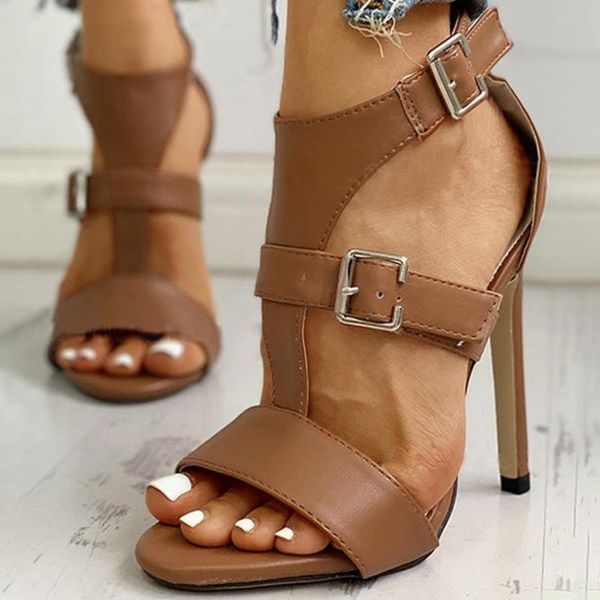sandals 2021 summer euro american style super high heel women's fashion belt buckle foot ring bandage metal decorative, Black
sandals 2021 summer euro american style super high heel women's fashion belt buckle foot ring bandage metal decorative, Black