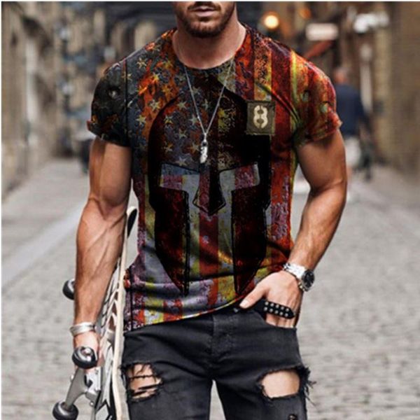 men's t-shirts summer personality stars and stripes t-shirt street all-match blouse hip hop funny shirts oversized, White;black
men's t-shirts summer personality stars and stripes t-shirt street all-match blouse hip hop funny shirts oversized, White;black