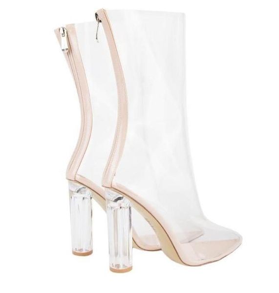 sandals summer style pvc transparent thick high heel european and american foreign trade, Black
sandals summer style pvc transparent thick high heel european and american foreign trade, Black