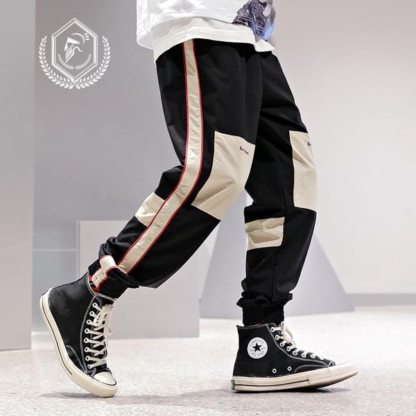 men loose safari style pants fashion patchwork harem jogger ankle-length hip hop men's, Black
men loose safari style pants fashion patchwork harem jogger ankle-length hip hop men's, Black