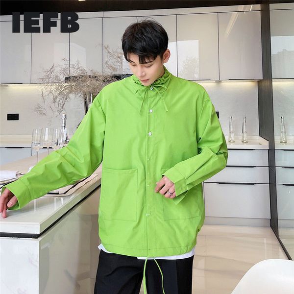 iefb homemade drawstring design lapel fashion trend long sleeve shirt men's personality casual oversized 9y6741 210524, White;black
iefb homemade drawstring design lapel fashion trend long sleeve shirt men's personality casual oversized 9y6741 210524, White;black