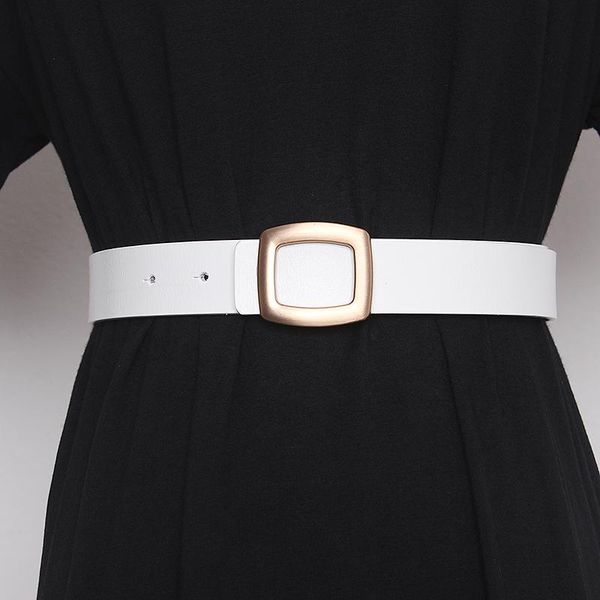 belts women's runway fashion gold buckle genuine leather cummerbunds female dress corsets waistband decoration belt tb1260, Black;brown
belts women's runway fashion gold buckle genuine leather cummerbunds female dress corsets waistband decoration belt tb1260, Black;brown