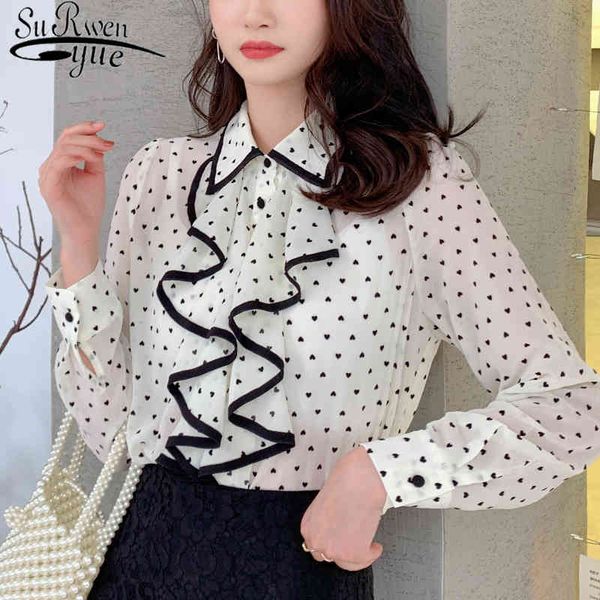 arrival autumn women and blouse causal long sleeve chiffon ladies print wavy clothes blusa 5696 50 210521, White
arrival autumn women and blouse causal long sleeve chiffon ladies print wavy clothes blusa 5696 50 210521, White