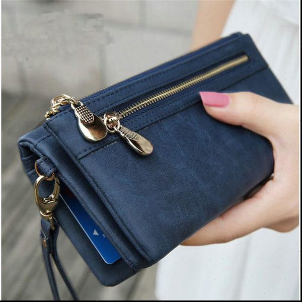 big capacity womens wallets dull polish leather wallet double zipper day clutch purse wristlet coin card holder, Red;black
big capacity womens wallets dull polish leather wallet double zipper day clutch purse wristlet coin card holder, Red;black