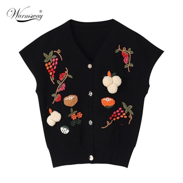 knitted women vest sleeveless black embroidery chic fashion spring autumn outwear japan style c-136 210522, Black;white
knitted women vest sleeveless black embroidery chic fashion spring autumn outwear japan style c-136 210522, Black;white
