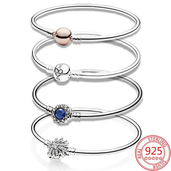 luxury 925 sterling rose gold clasp silver rigid bangle brand charm 925 womens bracelet diy gift making, Black
luxury 925 sterling rose gold clasp silver rigid bangle brand charm 925 womens bracelet diy gift making, Black