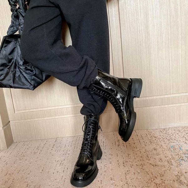boots genuine leather women chunky heels ankle botas mujer lace-up ladies short booties zipper side cowboy platform shoes, Black
boots genuine leather women chunky heels ankle botas mujer lace-up ladies short booties zipper side cowboy platform shoes, Black