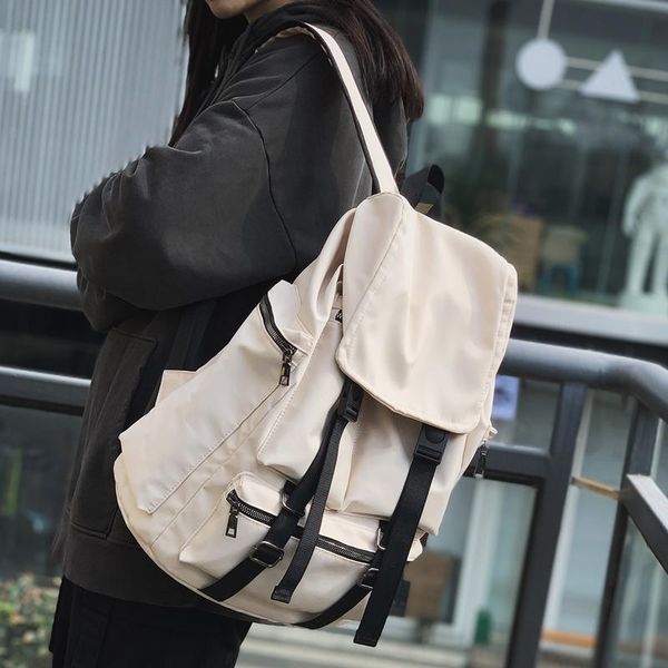 backpack large capacity nylon women travel multi-pocket solid color laprucksack college student schoolbag book bag
backpack large capacity nylon women travel multi-pocket solid color laprucksack college student schoolbag book bag