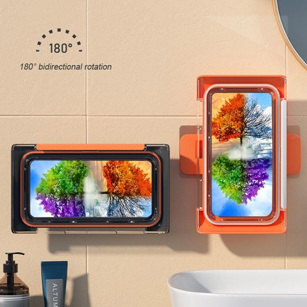 bath accessory set phone holder waterproof wall mount rotatable storage rack bathroom shelf for shower kitchen prt3
bath accessory set phone holder waterproof wall mount rotatable storage rack bathroom shelf for shower kitchen prt3