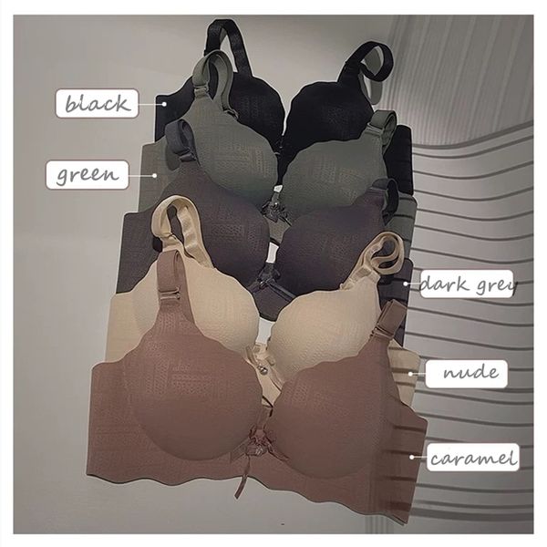 Lenceria Seamless Wire Free Push Up Bra Underwear Sets Women Bra And Panties Lingere Femme Woman Lingerie Underwear & Sleepwears, Black bra set
Lenceria Seamless Wire Free Push Up Bra Underwear Sets Women Bra And Panties Lingere Femme Woman Lingerie Underwear & Sleepwears, Black bra set