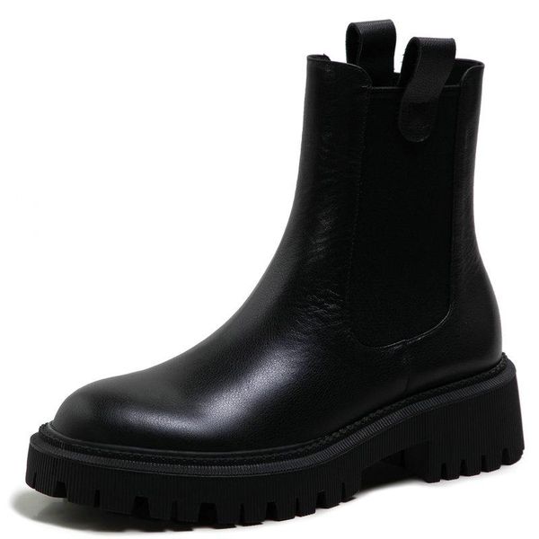 boots genuine leather women ankle autumn winter concise med heels ladies elastic band leisure shoes woman, Black
boots genuine leather women ankle autumn winter concise med heels ladies elastic band leisure shoes woman, Black