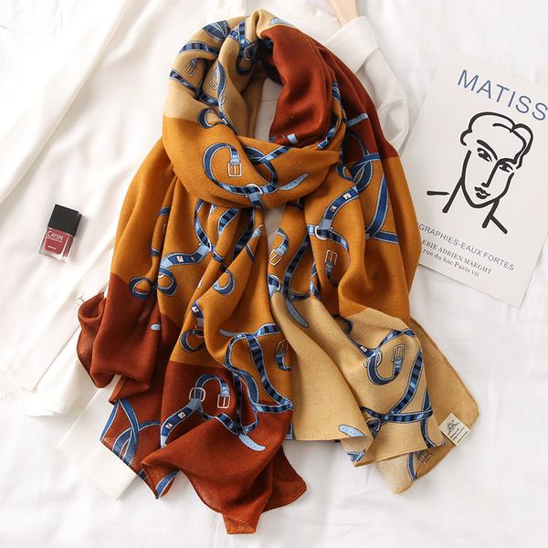 2020 new brand women scarf fashion print cotton spring winter warm scarves hijabs lady pashmina foulard bandana plaid, Blue;gray
2020 new brand women scarf fashion print cotton spring winter warm scarves hijabs lady pashmina foulard bandana plaid, Blue;gray