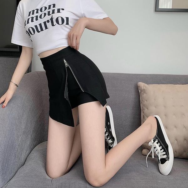 women's shorts zippers summer women high waist black plus size clothing office lady fashion wear holiday student party dance, White;black
women's shorts zippers summer women high waist black plus size clothing office lady fashion wear holiday student party dance, White;black