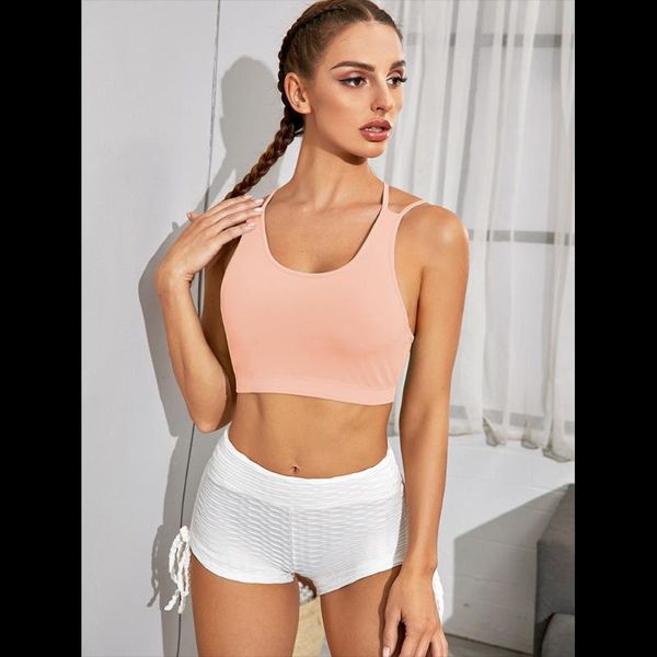 yoga outfit sports bra strappy back padded low impact workout clothes women's cute 
yoga outfit sports bra strappy back padded low impact workout clothes women's cute