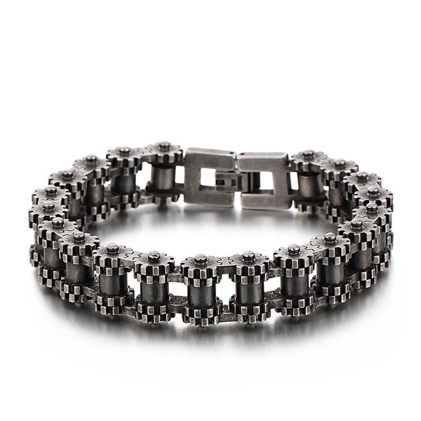vintage black stainless steel mens boys jewelry motorcycle chain link chain bracelet bangle 12mm 8.66'' heavy 89g
vintage black stainless steel mens boys jewelry motorcycle chain link chain bracelet bangle 12mm 8.66'' heavy 89g