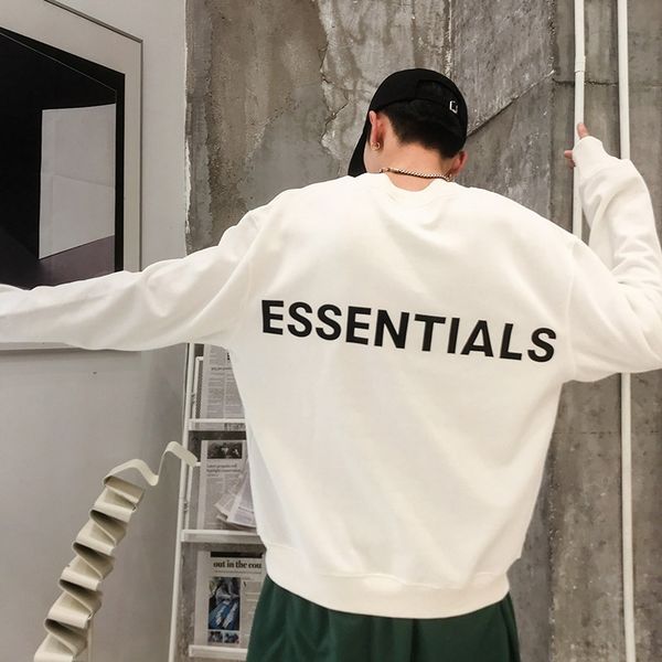 autumn winter 2020 new round neck thickened reflective letter street trend pullover men's fog sweater, Black
autumn winter 2020 new round neck thickened reflective letter street trend pullover men's fog sweater, Black