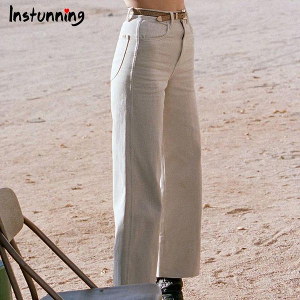 instunning women's pants casual pockets high waist straight women autumn 2021 fashion loose vintage trousers female & capris, Black;white
instunning women's pants casual pockets high waist straight women autumn 2021 fashion loose vintage trousers female & capris, Black;white