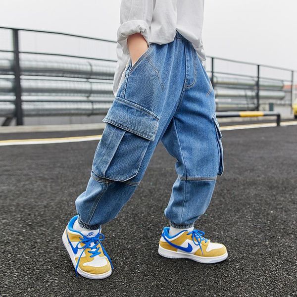 jeans kids boys pants 2021 spring/autumn children teenage sports casual fashion loose for 6-14 years, Blue
jeans kids boys pants 2021 spring/autumn children teenage sports casual fashion loose for 6-14 years, Blue