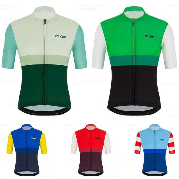 racing jackets 2021 raudax team cycling clothing men short sleeve jersey summer breathable quick dry ropa ciclismo maillot bike t shirt, Black;red
racing jackets 2021 raudax team cycling clothing men short sleeve jersey summer breathable quick dry ropa ciclismo maillot bike t shirt, Black;red