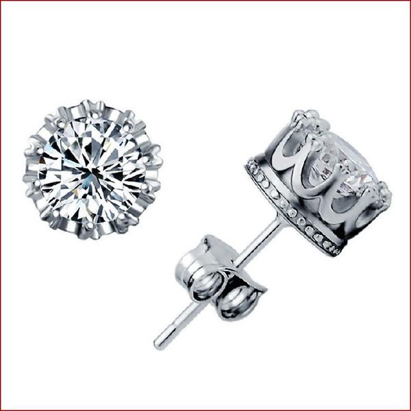 new crown wedding stud earring 2021 new 925 sterling silver cz simulated diamonds engagement beautiful jewelry crystal ear rings, Golden;silver
new crown wedding stud earring 2021 new 925 sterling silver cz simulated diamonds engagement beautiful jewelry crystal ear rings, Golden;silver