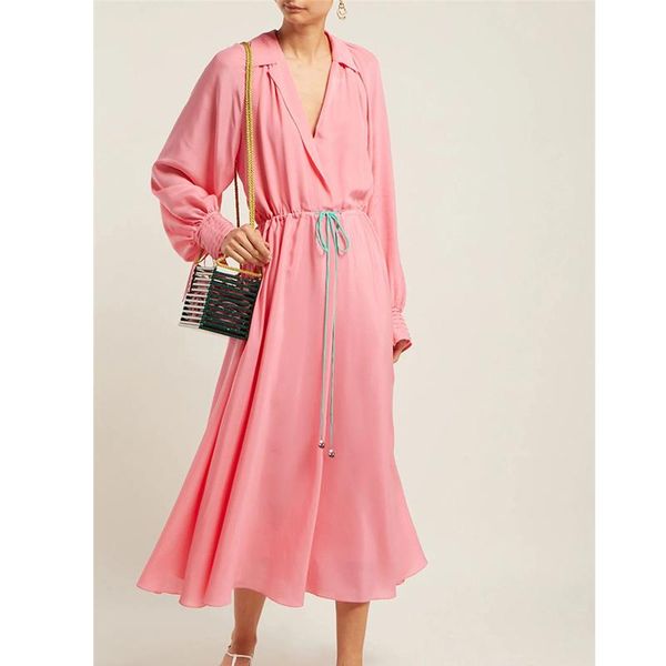 casual dresses ael ol loose women long dress lantern sleeve v neck drawstring vintage slim ladies 2021 spring fashion, Black;gray
casual dresses ael ol loose women long dress lantern sleeve v neck drawstring vintage slim ladies 2021 spring fashion, Black;gray