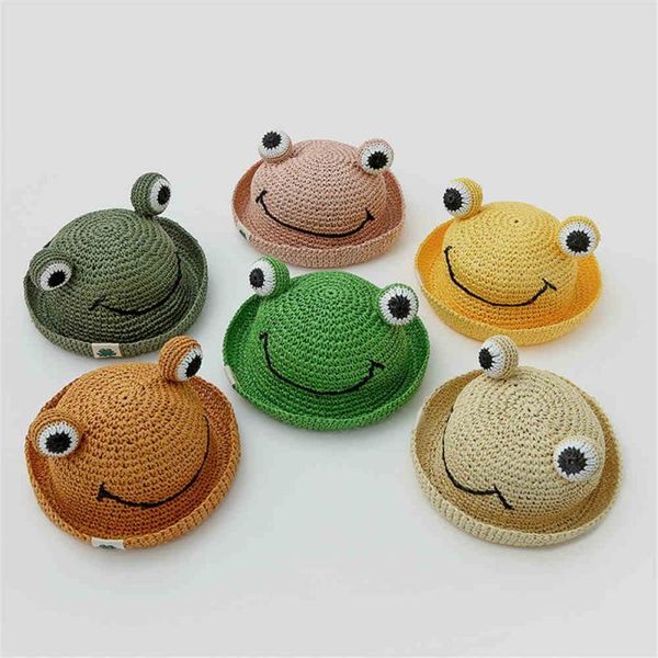 children's hat summer cartoon frog bucket handmade basin outdoor travel sunscreen female sun baby straw caps & hats, Yellow
children's hat summer cartoon frog bucket handmade basin outdoor travel sunscreen female sun baby straw caps & hats, Yellow