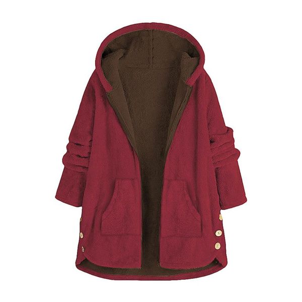 women's jackets 2021 autumn winter women warm fleece coats plus size casual hooded outwear velvet long sleeve zipper overcoat, Black;brown
women's jackets 2021 autumn winter women warm fleece coats plus size casual hooded outwear velvet long sleeve zipper overcoat, Black;brown