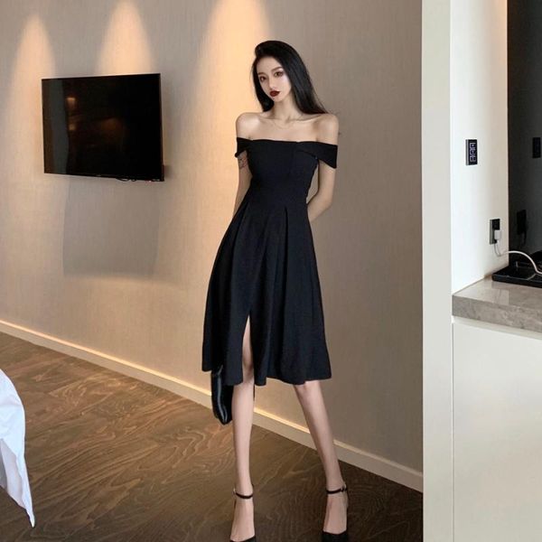 casual dresses 379 # ~ spot to make the summer hepburn wind french word shoulder strap dress black, Black;gray
casual dresses 379 # ~ spot to make the summer hepburn wind french word shoulder strap dress black, Black;gray