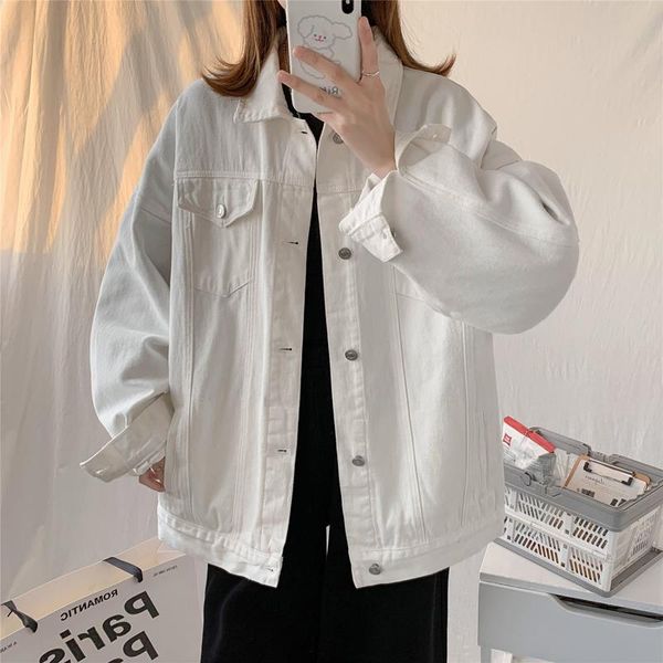 women's jackets single breasted oversize jean jacket women spring loose turn down collar casual denim coat plus size windbreaker veste, Black;brown
women's jackets single breasted oversize jean jacket women spring loose turn down collar casual denim coat plus size windbreaker veste, Black;brown