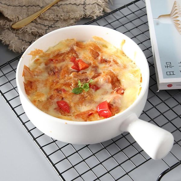 bowls salad bowl with handle kitchen accessories soup 500ml home solid color ceramic heat resistant baking dish
bowls salad bowl with handle kitchen accessories soup 500ml home solid color ceramic heat resistant baking dish