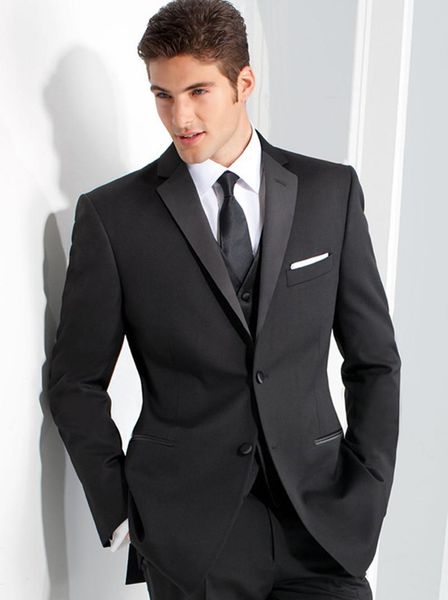 custom made handsome black wedding suits classic groom men suit for three piece mens slim fit grooms men's & blazers, White;black
custom made handsome black wedding suits classic groom men suit for three piece mens slim fit grooms men's & blazers, White;black
