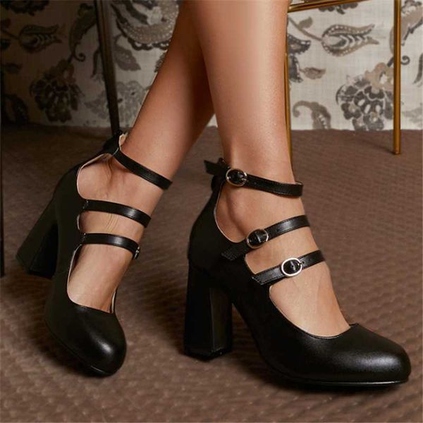 women ankle strap high heel shoes retro classic black round toe female platform summer party dress sandals plus size 35-42
women ankle strap high heel shoes retro classic black round toe female platform summer party dress sandals plus size 35-42