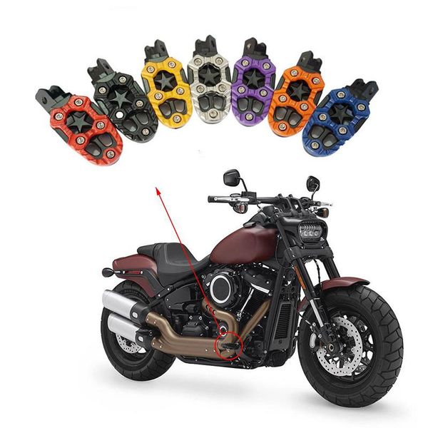 pedals 2pcs universal aluminum alloy motorcycle foot pegs rest scooter foot-peg motorbike pedal modification
pedals 2pcs universal aluminum alloy motorcycle foot pegs rest scooter foot-peg motorbike pedal modification