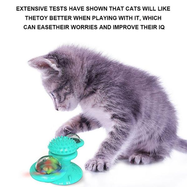 cat toys windmill toy silicone turntable release paws interactive rotate flap scratcher tickle with brush supplies
cat toys windmill toy silicone turntable release paws interactive rotate flap scratcher tickle with brush supplies